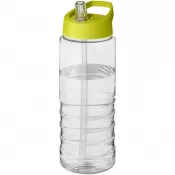 Limonka-Przezroczysty - Bidon H2O Treble o pojemności 750 ml z wieczkiem z dzióbkiem