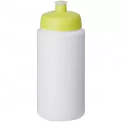 Biały-Limonka - Bidon Baseline® Plus o pojemności 500 ml ze sportowym wieczkiem i uchwytem