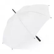biały - Parasol Bosco 190T Poliester 23" z automatycznie otwieraną rączką.