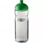 Przezroczysty-Zielony - Bidon H2O Base® o pojemności 650 ml z wypukłym wieczkiem