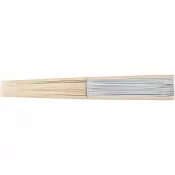biały - Wachlarz z bambusa