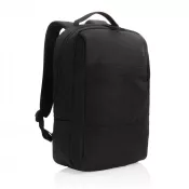 black - Plecak na laptopa 15,6" Swiss Peak Impact AWARE™ RPET