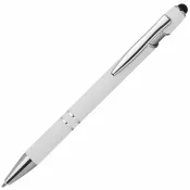 biały - Długopis plastikowy touch pen
