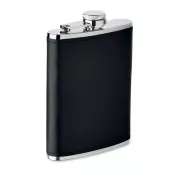 Piersiówka stalowa 200 ml w etui SLIMMY Czarny
