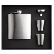 Piersiówka z kieliszkami 175 ml SLIMMY FLASK SET