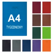 Kalendarz książkowy A4, tygodniowy, bez registrówi VIVO