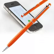 pomarańczowy - Długopis metalowy touch pen NEW ORLEANS