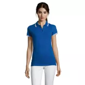 Polo damskie z piki 200 g/m² Sol's PASADENA WOMEN Królewski Niebieski/biały