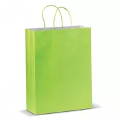 jasnozielony - Papierowa torba 30x40x12 cm 120g/m²