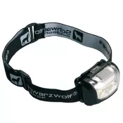 czarny - Latarka czołowa LED Schwarzwolf TRONADOR
