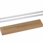 przeźroczysty - Słomki do napojów szklane 2 szt. 21 cm MARCELINA