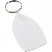 Biały - Tait łańcuch do kluczy z recyklingu w kształcie prostokąta
