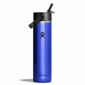 Sapphire Blue - 710 ML LIGHTWEIGHT WIDE FLEX STRAW CAP QUARTZ