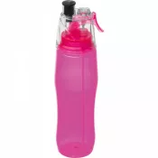 różowy - Butelka plastikowa ze spryskiwaczem 700 ml ELEANOR