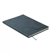 Notes A5 w okładce z PU 80 kartek w linię TINTRAY Niebieski