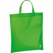 irish green - Torba non-woven 36 x 41 cm z krótkimi uszami 80g/m2