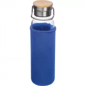 niebieski - Butelka reklamowa szklana 600 ml