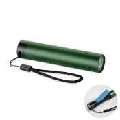 Latarka aluminiowa akumulatorowa 110 lm LUME Ciemnozielony