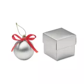 Bombka choinkowa 5,8 cm w pudełku BELLES Srebrny