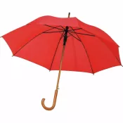 czerwony - Parasol automatyczny ø105 cm RPET CHRISTINE
