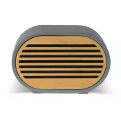 szary - Speaker and wireless charger limestone 5W