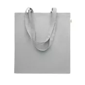 Torba z bawełny z recyklingu 140 g/m² VIVEKA COLOUR Szary