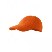 Pomarańczowy - Dziecięca czapka z daszkiem 340 g/m² 6P KIDS 303