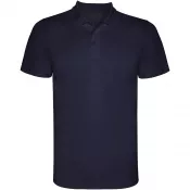 Navy Blue - Sportowa koszulka polo z poliestru 150 g/m² ROLY MONZHA 0404