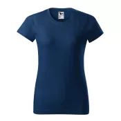 ciemnoniebieski - Koszulka bawełniana damska 160 g/m²  BASIC 134