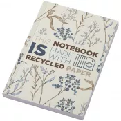 Kość słoniowa - Notatnik A6 Novella Austen z miękkiej okładki z materiału z recyklingu, 100 kartek