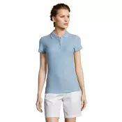 Koszulka polo damska piqué 210 g/m² Sol's PEOPLE Sky Blue Pique