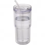 Kubek plastikowy Archer o pojemności 480 ml z podwójnymi ściankami