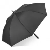 czarny - Emerantia 190T Pongee 23" Parasol otwierany automatycznie