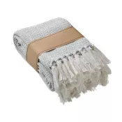 Koc bawełniany z recyklingu 130x180 cm 400 g/m² AMMOS