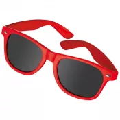 czerwony - Okulary przeciwsłoneczne reklamowe