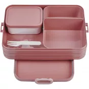 Różowy - Mepal Take a Break Bento - duże pudełko na lunch, pojemność 1500 ml