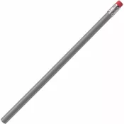 szary - Ołówek z gumką niezatemperowany