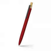 czerwony - Długopis z aluminium z recyklingu | Randall