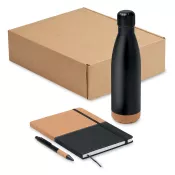 Zestaw butelka 500 ml, notes A5 i długopis CADEAU