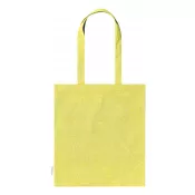 żółty - Torba z bawełny z recyklingu 140 g/m² Rassel
