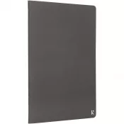 Szary - Karst® A5, dwupak, pamiętnik ze sztucznego papieru