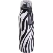 czarny - Butelka termiczna stalowa z recyklingu GRAND HAVEN MoLu 640 ml