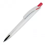 biało / czerwony - Długopis RIva w mocnym kolorze