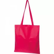 różowy - Torba non woven 80 g/m2 LUDWIK