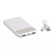 szary - Power bank SILICON VALLEY 10 000 mAh