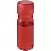 Czerwony-Czerwony - H2O Eco Base 650 ml screw cap water bottle