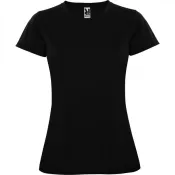 Czarny - Damska koszulka poliestrowa 150 g/m² ROLY MONTECARLO WOMAN 0423