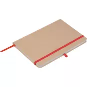 Notes A5 w kratkę SUZANO czerwony