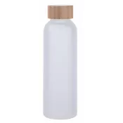biały - Szklana butelka TAKE FROSTY 500 ml