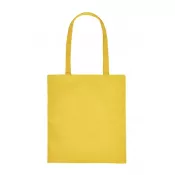żółty - Torba bawełniana  220 g/m², 38 x 42 cm, płaska